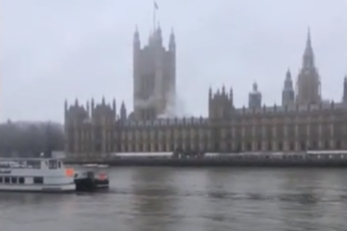 В Лондоне запаниковали из-за пожарной сирены и дымящегося здания парламента В Лондоне запаниковали из-за пожарной сирены и дымящегося здания парламента
