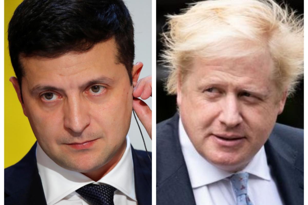 Зеленський обговорив з прем'єром Великобританії безпекову ситуацію на Донбасі Зеленський обговорив з прем'єром Великобританії безпекову ситуацію на Донбасі