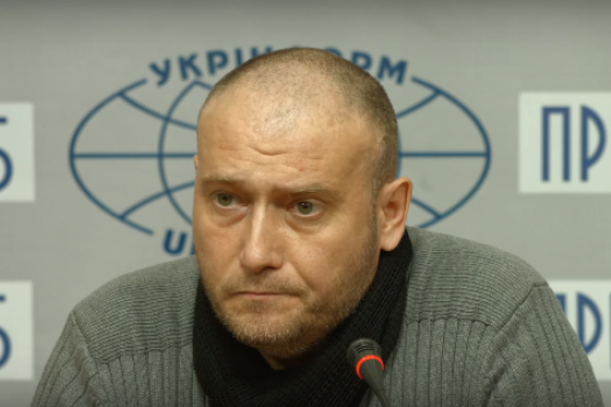 Ярош Дмитро Анатолійович, український громадсько-політичний діяч, екс-лідер «Правого сектора» Ярош Дмитро Анатолійович, український громадсько-політичний діяч, екс-лідер «Правого сектора»