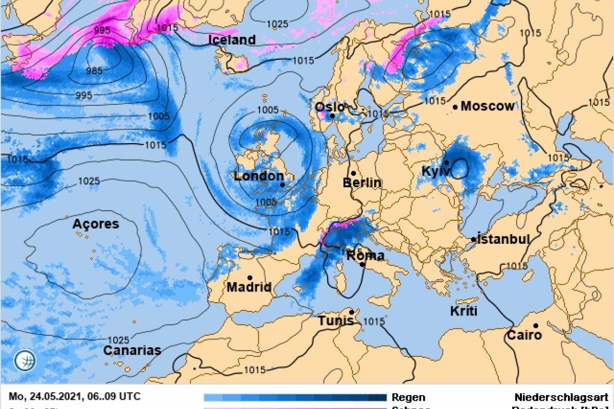 На Україну виллється потужний циклон: оголошено "жовтий" рівень небезпеки На Україну виллється потужний циклон: оголошено "жовтий" рівень небезпеки