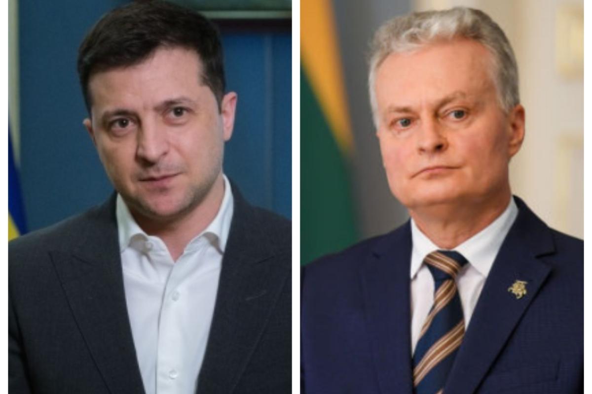 Зеленський провів телефонну розмову з президентом Литви Наусєдою Зеленський провів телефонну розмову з президентом Литви Наусєдою