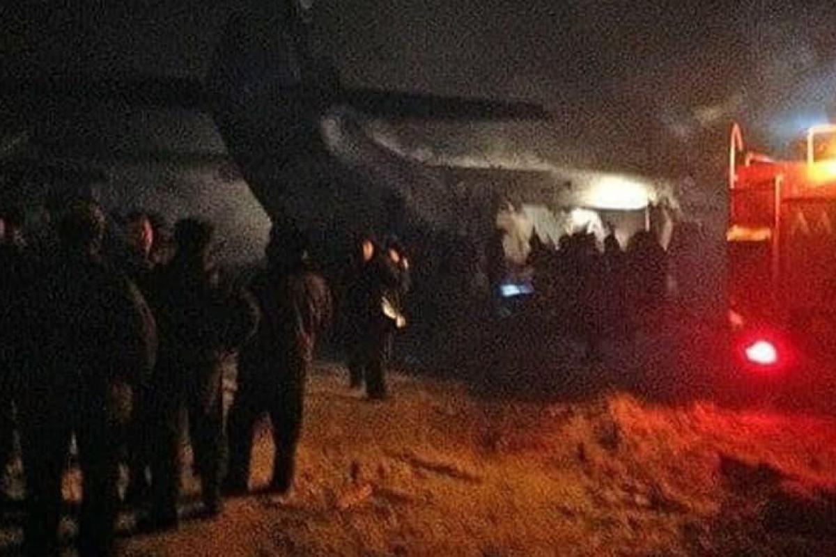В России разбился самолет Ан-12, на борту были граждане Украины В России разбился самолет Ан-12, на борту были граждане Украины