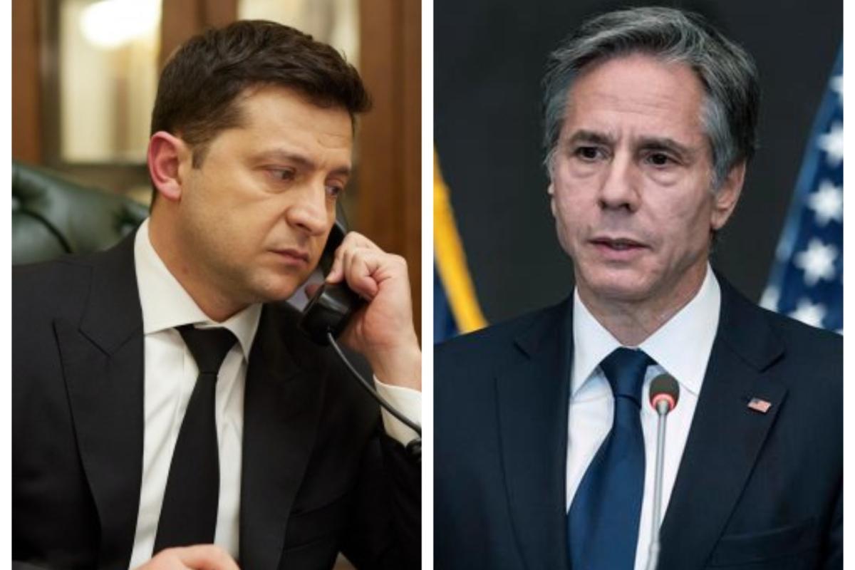 Зеленський поговорив по телефону з Блінкеном напередодні переговорів Байдена і Путіна Зеленський поговорив по телефону з Блінкеном напередодні переговорів Байдена і Путіна
