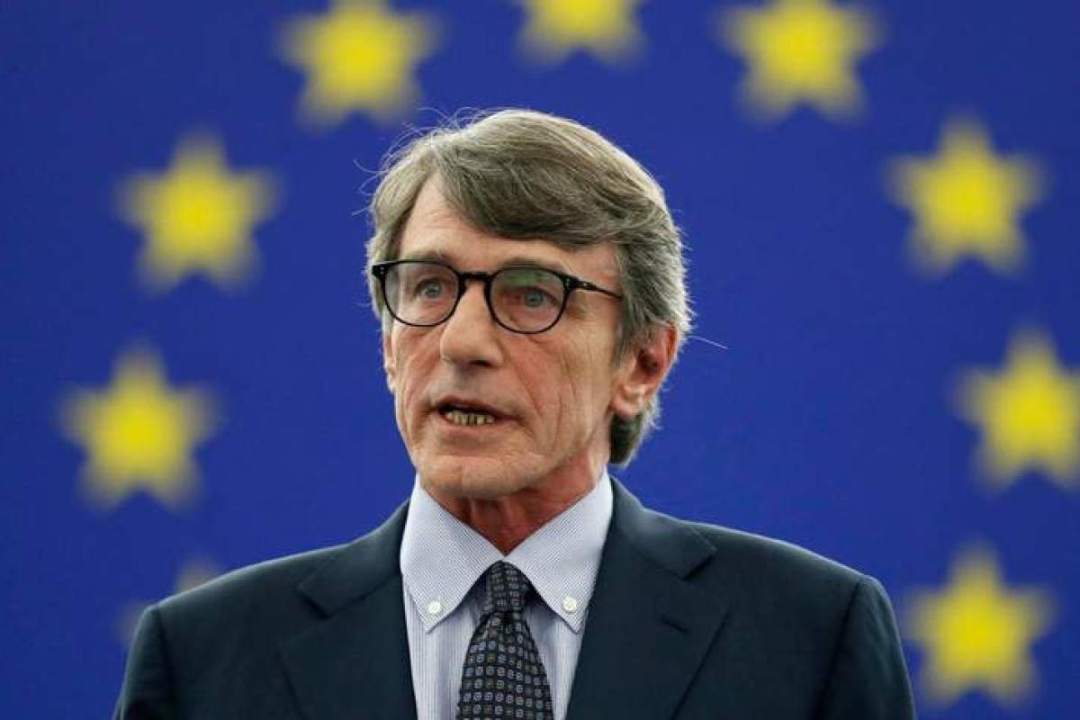 Помер голова Європейського парламенту Давид Сассолі Помер голова Європейського парламенту Давид Сассолі