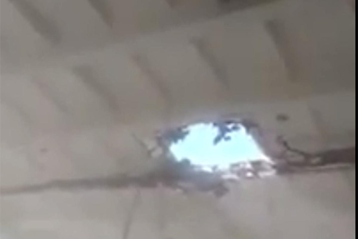 "Был спортзал - и нет спортзала": В сети появилось видео "прилета" в одну из школ Лисичанска