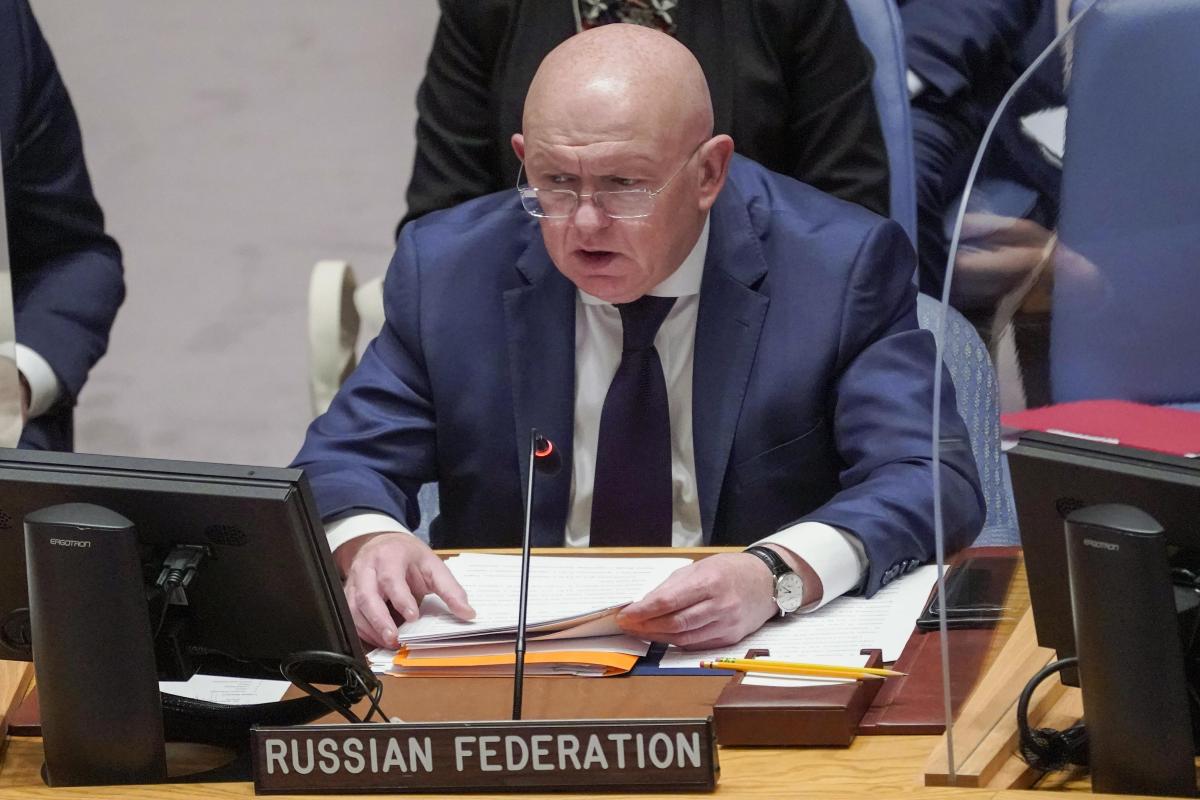 РФ на Совбезе ООН отказалась выводить войска с Запорожской АЭС РФ на Совбезе ООН отказалась выводить войска с Запорожской АЭС