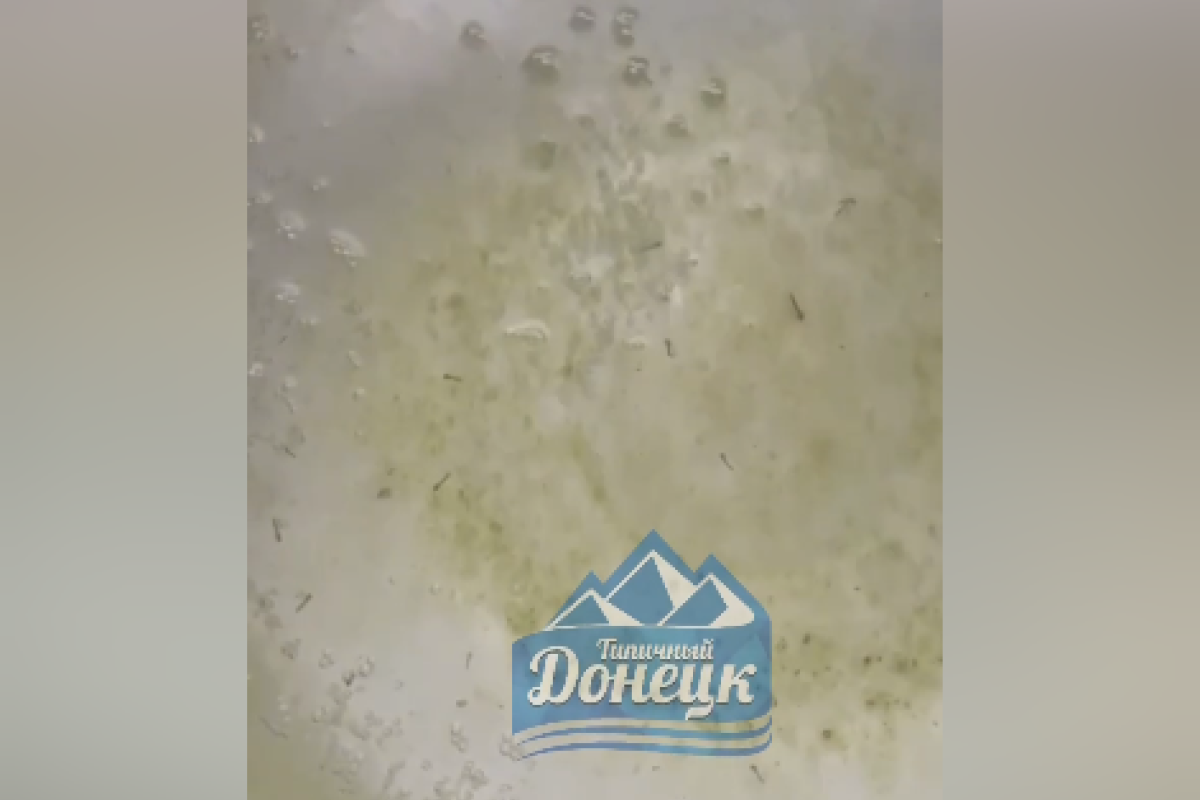 У Донецьку з крана пішла вода з пуголовками: відео У Донецьку з крана пішла вода з пуголовками: відео