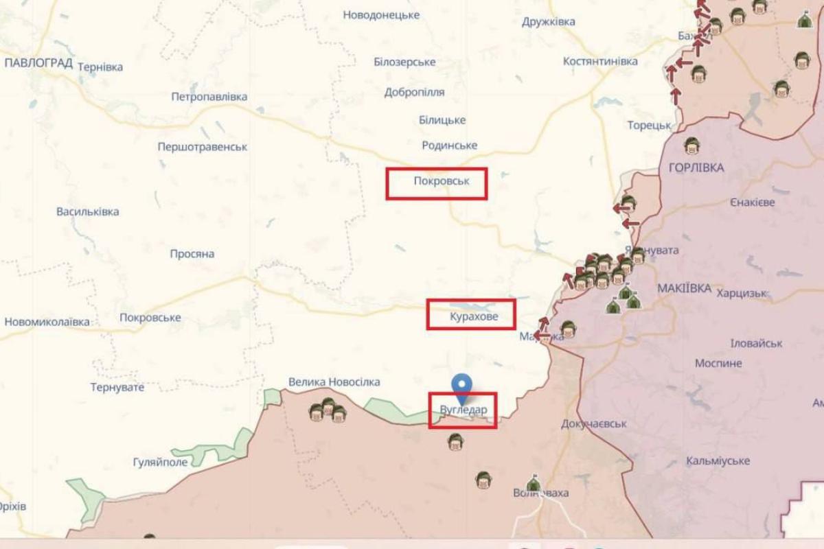 Наступ на Вугледар та Покровськ: Експерт оцінив загрозу з боку росіян на півдні Донбасу Наступ на Вугледар та Покровськ: Експерт оцінив загрозу з боку росіян на півдні Донбасу