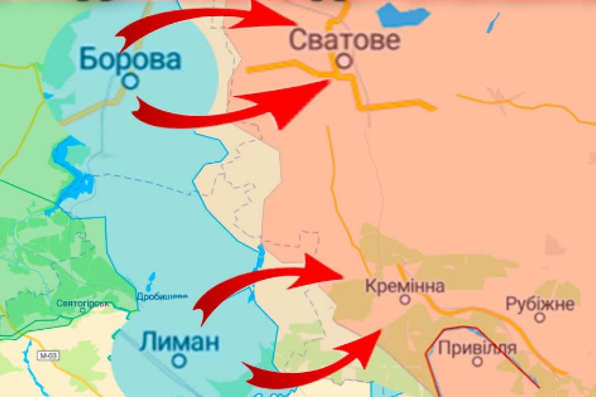 Напрямок Сватове - Кремінна: ЗСУ збираються взяти окупантів в кліщі 