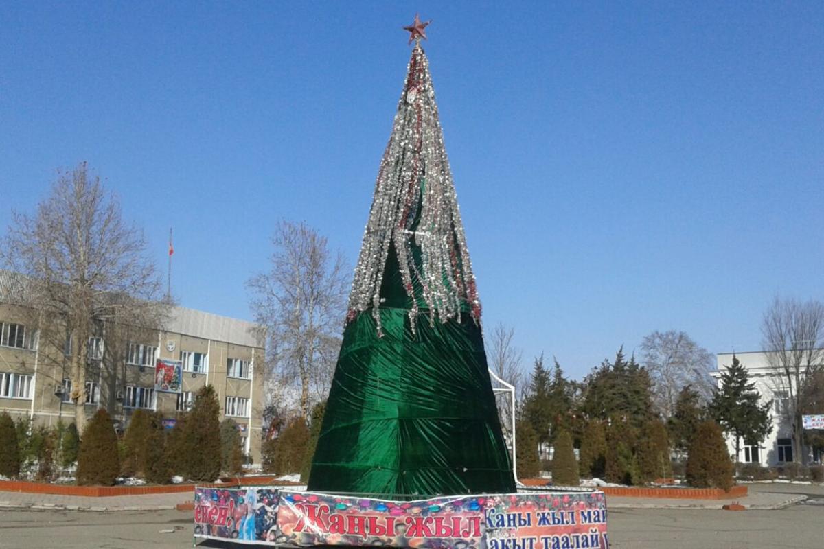 В Луганске началась установка новогодней елки: мнения жителей В Луганске началась установка новогодней елки: мнения жителей