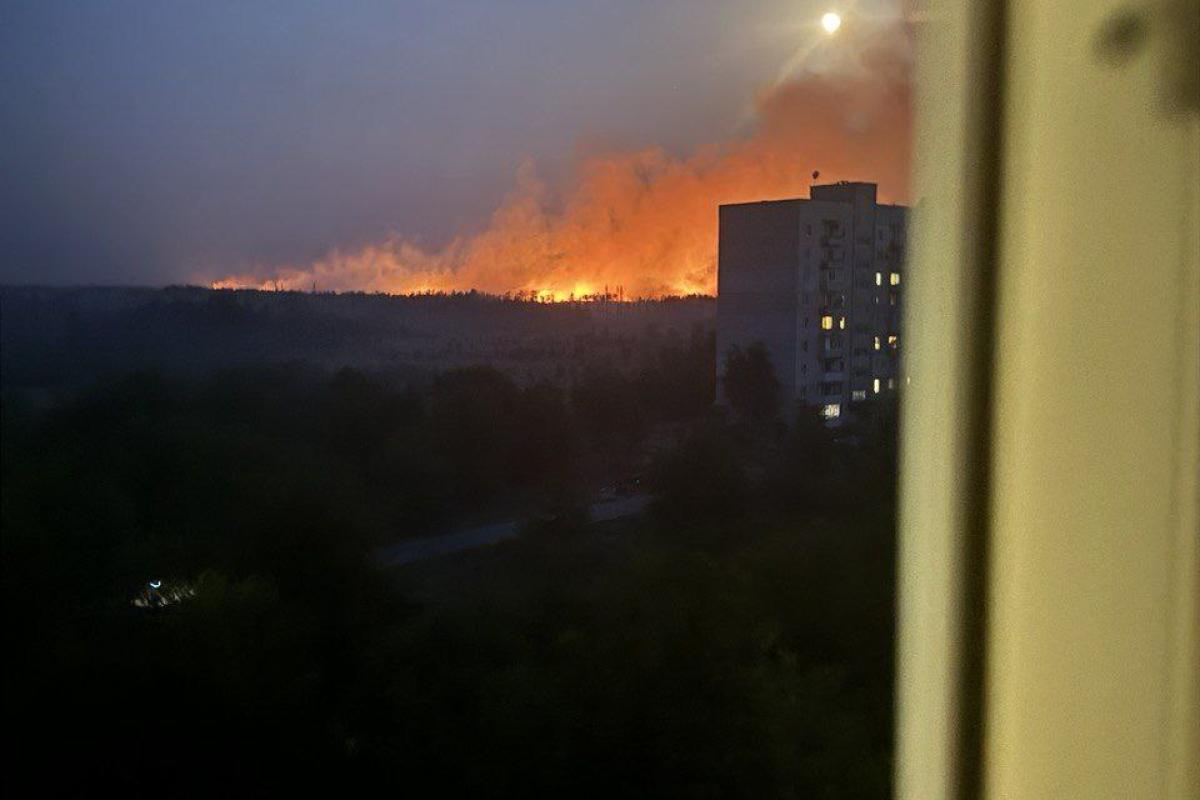 Небо в диму, земля у вогні: що відбувається в лісах навколо Сєвєродонецька