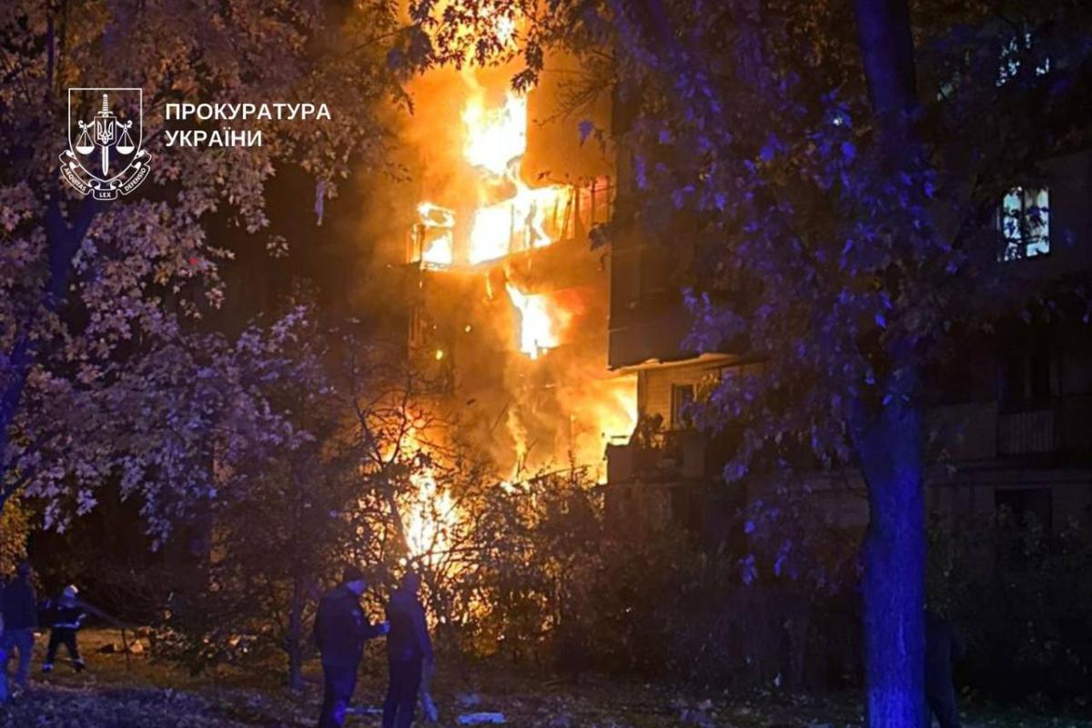 ГСЧС сообщила о завершении работ после ночной атаки России на Киев ГСЧС сообщила о завершении работ после ночной атаки России на Киев