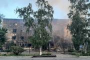 Последствия удара по Старобельску Старобельск