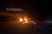 Мост через Днепр в Запорожье перекрыт после обстрела обстрел Запорожья