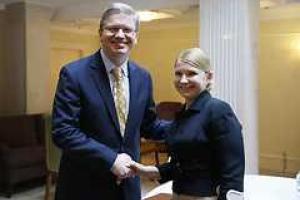 Состоялась встреча Юлии Тимошенко со Штефаном Фюле 