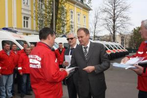 Медицинские учреждения Киевщины получили новые машины экстренной помощи