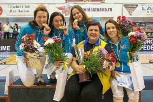 Украинские спортсменки стали сильнейшими на Кубке Европы по фехтованию на рапирах