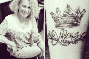 Патриотическое тату сияет на руке смелой мамы Насти Каменских 