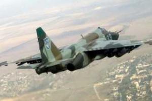 Российский самолет с территории РФ сбил украинский "Су-25" 