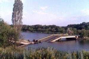 Уничтожен еще один мост на Донетчине