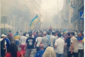 Несколько тысяч людей пели о Путине на Львовщине