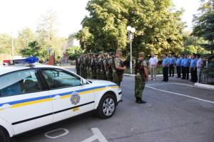 На Запорожье пятнадцать инспекторов ДПС ГАИ отправились в зону АТО