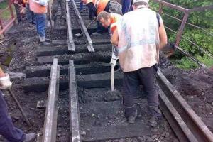 В зоне АТО за сутки повреждены пять участков путей