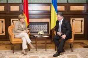 Президент Украины провел встречу с Канцлером Германии
