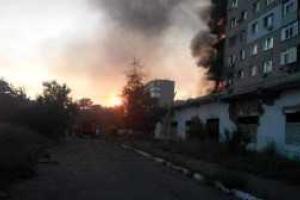 Первомайск: Многочисленные пожары и разрушения