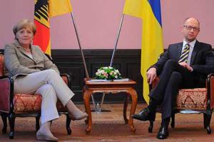 Арсений Яценюк встретился с Ангелой Меркель