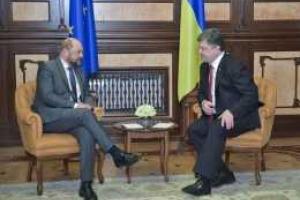 Ратификацию Соглашения об ассоциации Украины с ЕС обсудили Президенты Украины и Европарламента