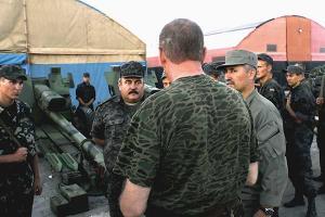 Проведен осмотр артиллерийского парка сил АТО, расположенного в Мариуполе