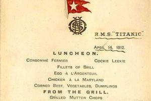 С молотка ушло более 250 предметов, связанных с крушением "Титаника"