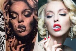 Оля Полякова "оккупировала" части тела своих фанатов