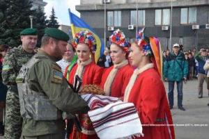 Пограничников Сумского отряда встретили из зоны АТО 