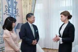 Марина Порошенко провела встречу с Полномочным послом Японии в Украине