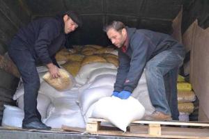 В Красногоровку на Донетчине доставлен гуманитарный груз 