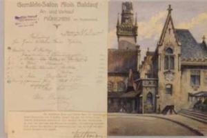 На торги в Германии выставлена картина Адольфа Гитлера 