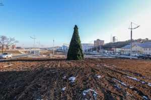 В Донецке зажглись огни на новогодней елке