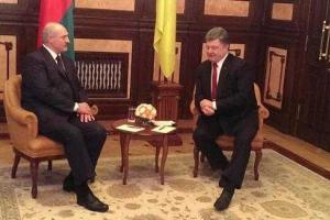 В столице проходит встреча президентов Украины и Беларуси