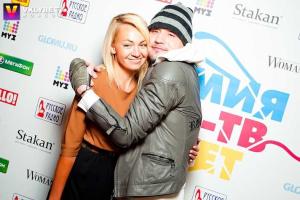 Рудковская поздравила крестного своего сына с днем рождения