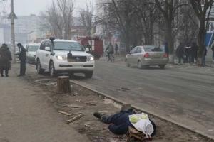 Реакция боевиков на убийство мирных жителей Мариуполя
