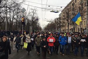 Харьков присоединился к Всеукраинскому маршу мира "Я - Волноваха"