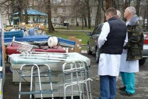 Днепропетровский военный госпиталь получил помощь от благотворителей Франции и Чехии 