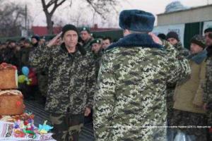 В родные города из зоны АТО вернулись военные-пограничники
