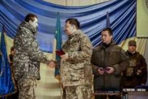 Нацгвардейцам батальона Кульчицкого от имени Президента вручили государственные награды 