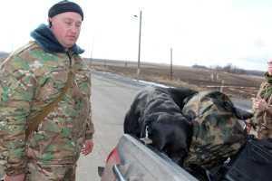В зоне АТО службу несу не только люди, рядом работают служебные собаки