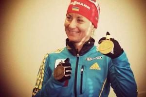 Украинка завоевала "золото" в чемпионате мира по биатлону