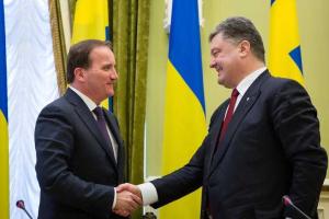 Порошенко с Премьер-министром Швеции обсудили ситуацию на Донбассе