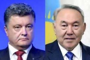 Порошенко поздравил Нурсултана Назарбаева с победой на президентских выборах